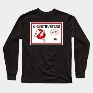 Vintage Ice Cream Sticker...who you gonna call? Long Sleeve T-Shirt